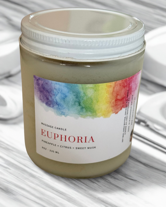 Euphoria Shea Butter Massage Candle