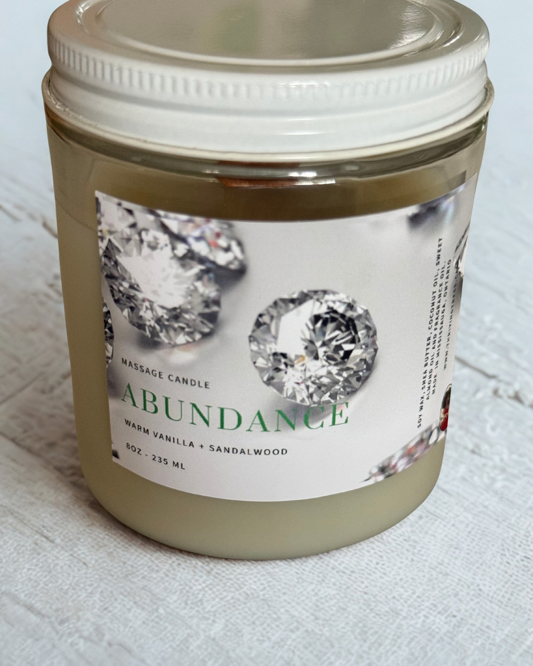 Abundance Shea Butter Massage Candle