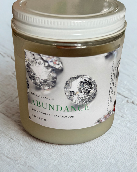 Abundance Shea Butter Massage Candle